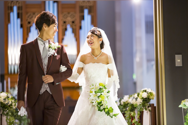 ウエディング姿を2度楽しむ