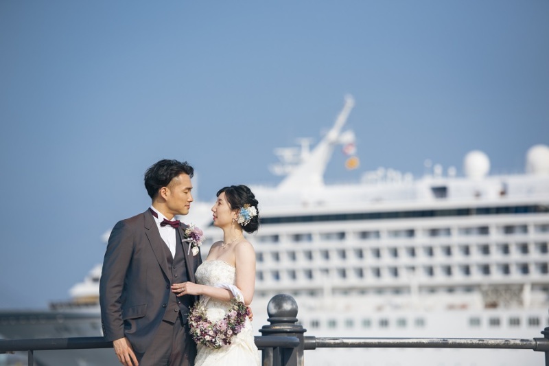 最後は山下公園で!