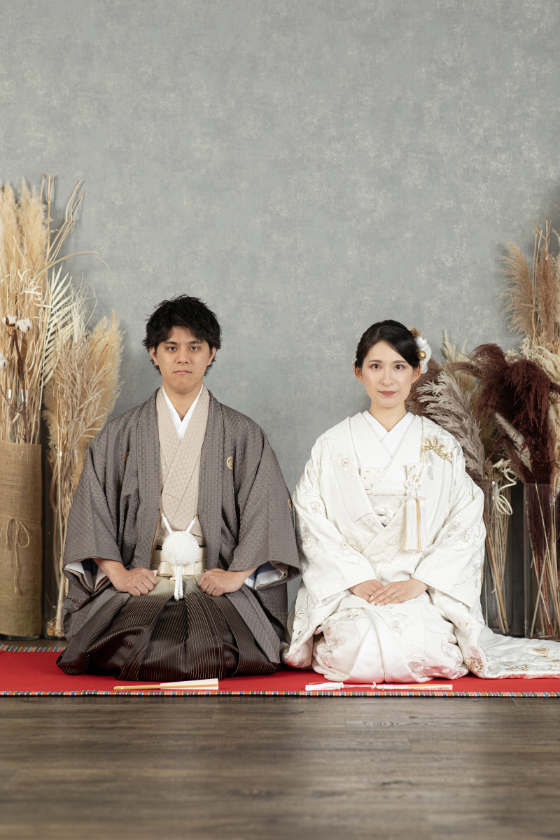 定番の正座ショット