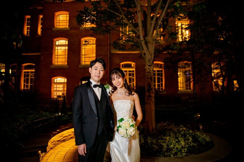 赤レンガ前でも♪