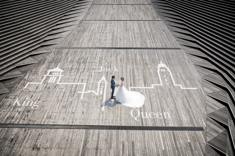 大桟橋の定番スポット!