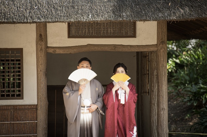 扇子を使って☆