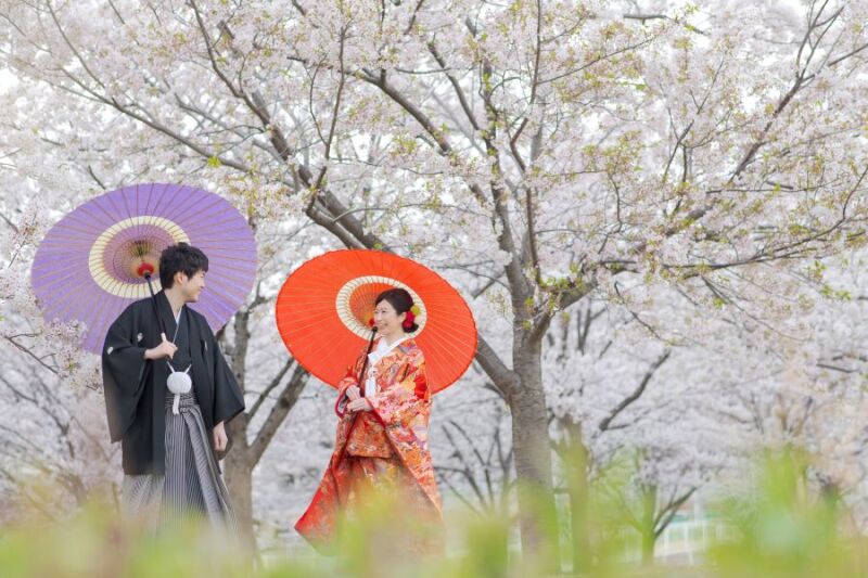 番傘がポイント☆