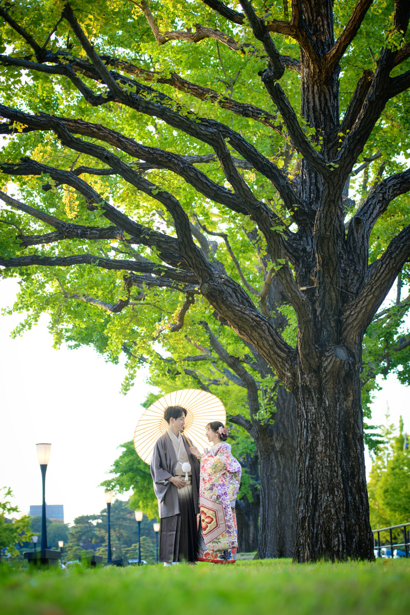 大きな木の下で