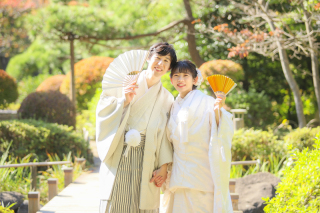 庭園ロケーション撮影