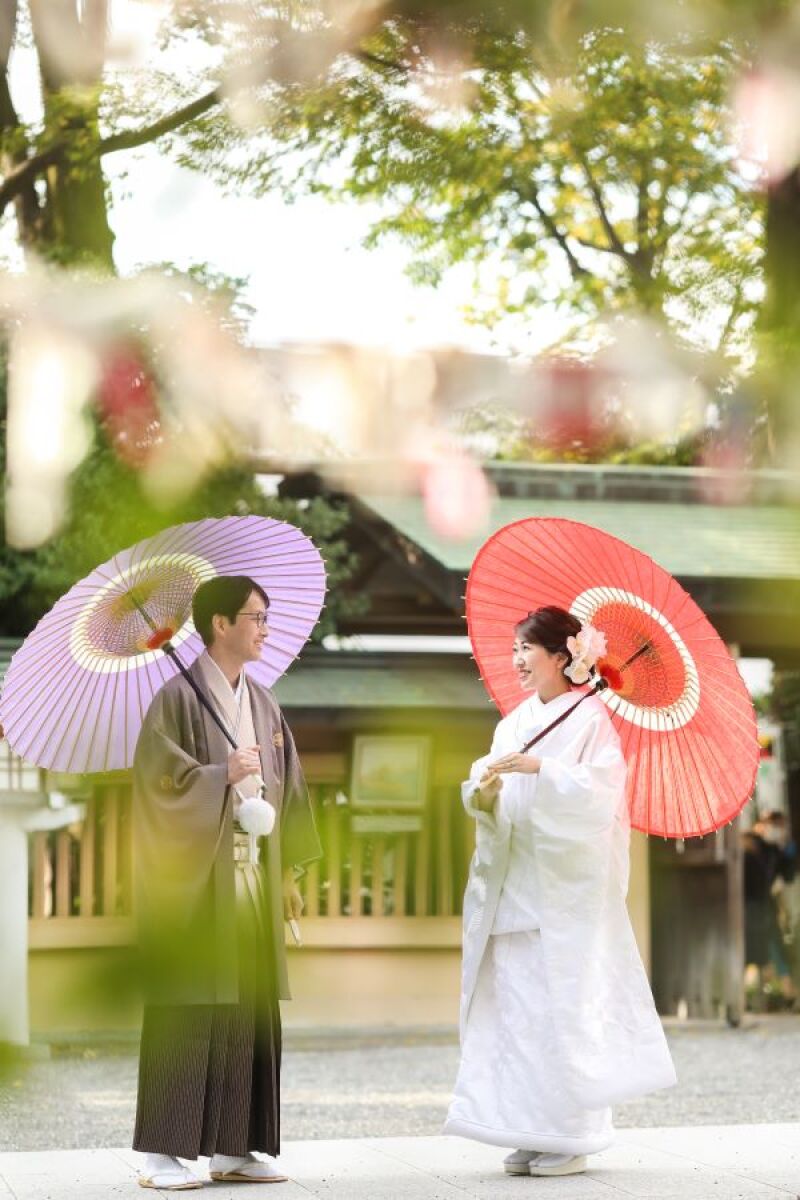 番傘を利用して♪