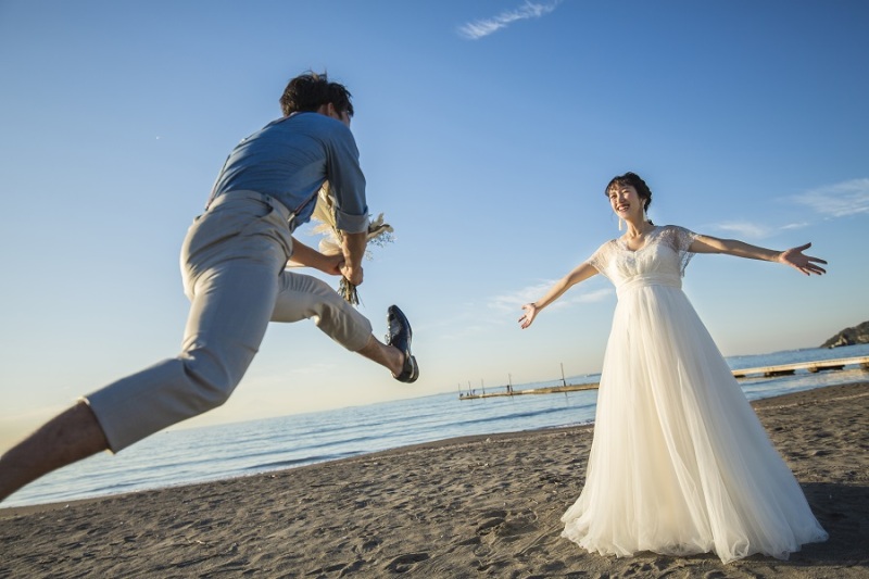 新郎さまの大ジャンプ!