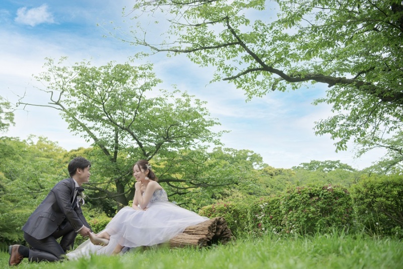 ウェディングシューズを使って♪