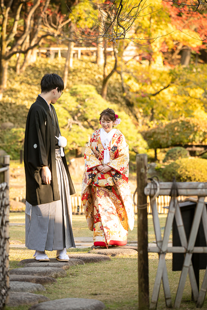 美しく風情溢れる日本庭園で