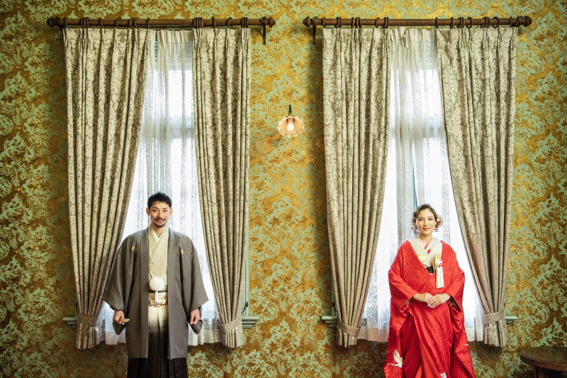 旧岩崎邸庭園ロケーションプラン【全データ付/美容アテンド同行/移動費込/700着から選べる