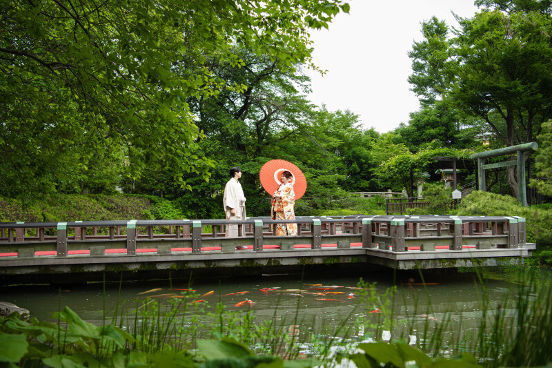 新緑和装ロケーションプラン【全データ付/美容アテンド同行/移動費込/400着から選べる