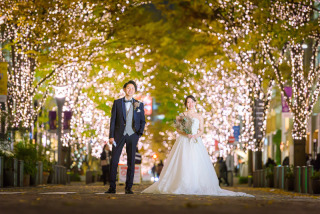 東京駅周遊イルミネーションプラン【全データ付/美容アテンド同行/移動費込/３００着から選べる】