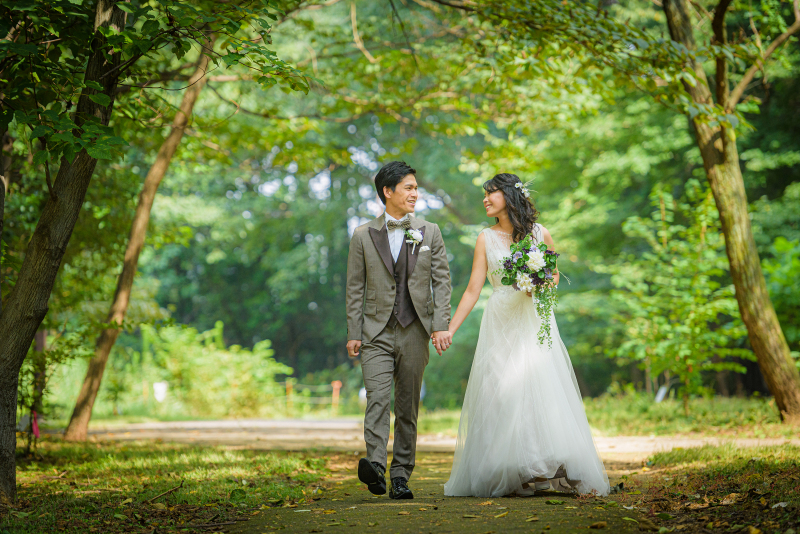 新緑洋装ロケーションプラン【全データ付/美容アテンド同行/移動費込/300着から選べる】