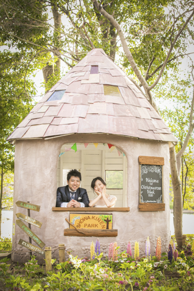 ♢300着から選べる♢昭和記念公園洋装フォトプラン【全データ付/美容アテンド同行/移動費込】