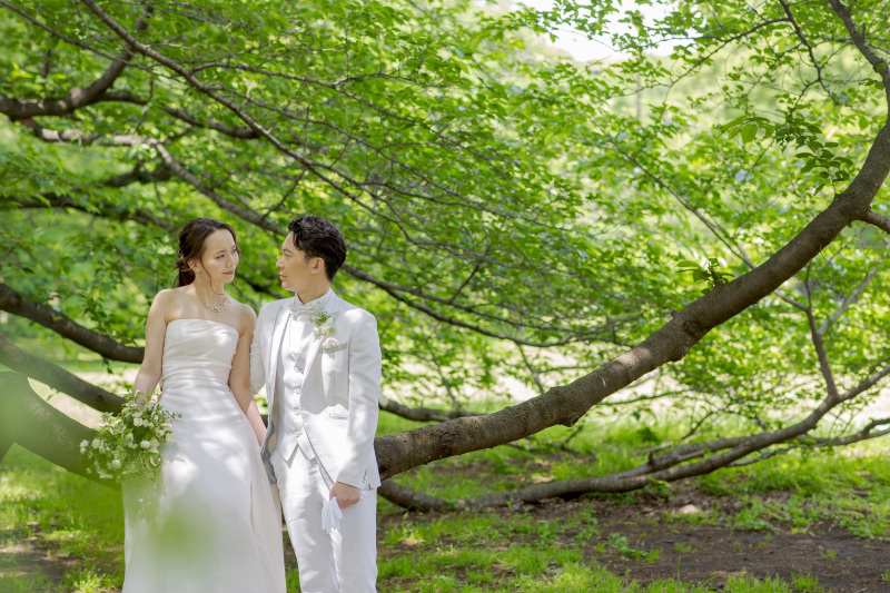 新緑洋装ロケーションプラン【全データ付/美容アテンド同行/移動費込/300着から選べる】