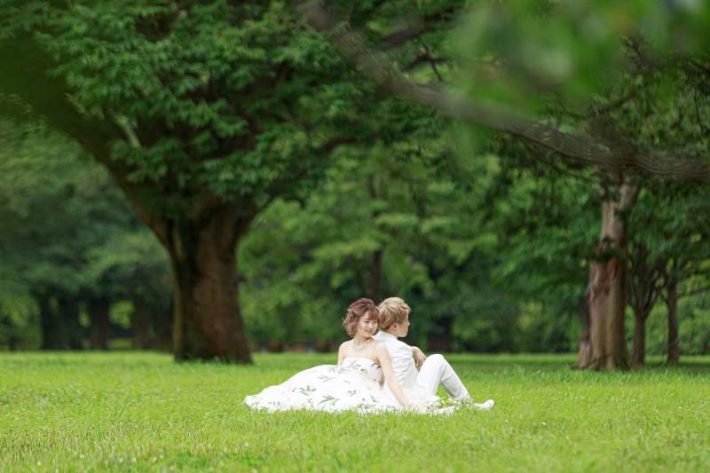 新緑洋装ロケーションプラン【全データ付/美容アテンド同行/移動費込/400着から選べる】