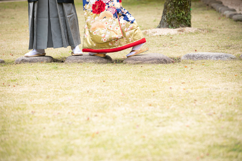肥後細川庭園ロケーションプラン【全データ付/美容アテンド同行/移動費込/400着から選べる