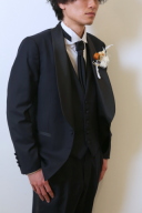 タキシードアレンジ（蝶ネクタイを坊ネクタイに変更）