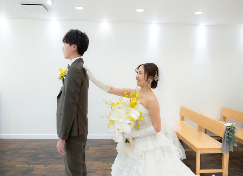 チャペルにてファーストミート