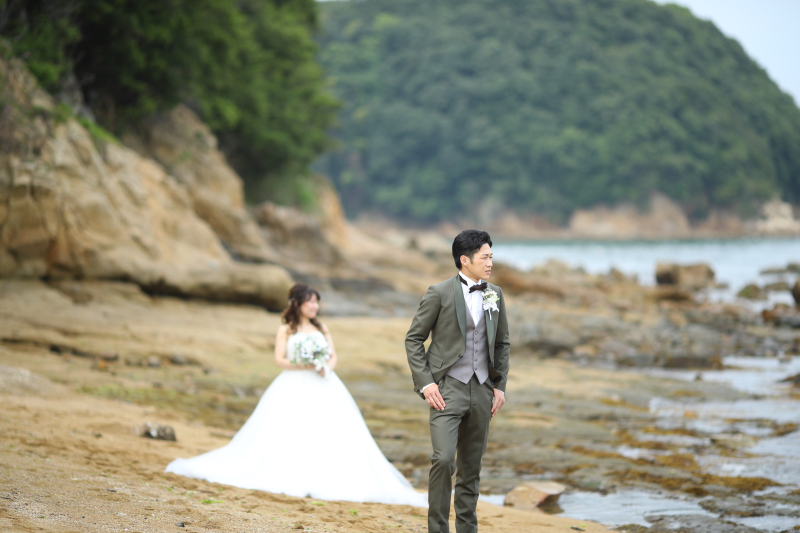 岩の辺りもオシャレです