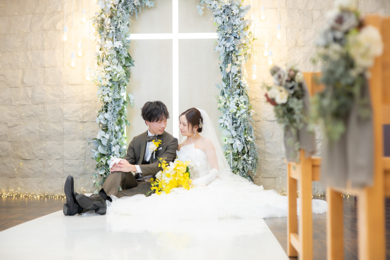 おふたりでの座りショット