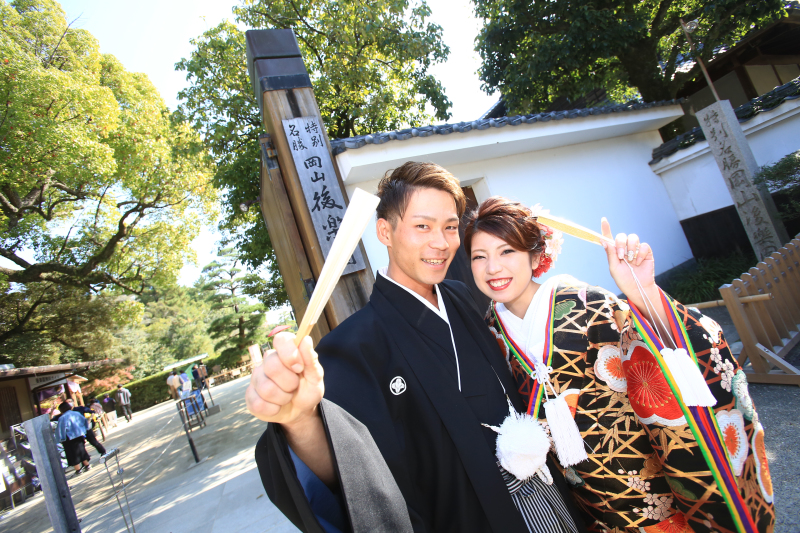 撮影START!で満面の笑顔!