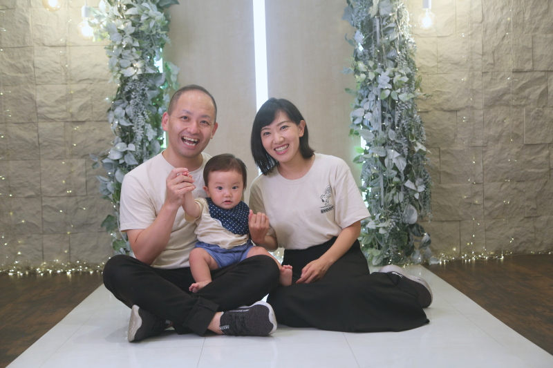 親子でお揃いコーデ♪