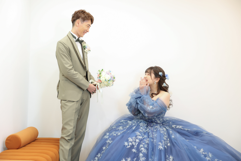 ありのままの自然なお2人が素敵♡