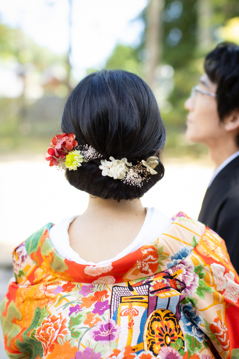 ツルっとシニヨン