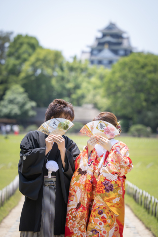 後楽園で前撮り撮影♪