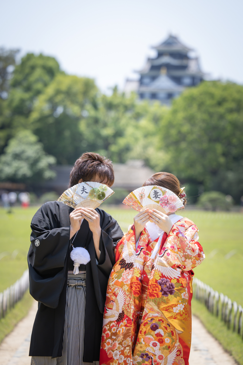 後楽園で前撮り撮影♪