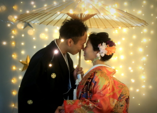 前撮り★和装＆カラードレス★