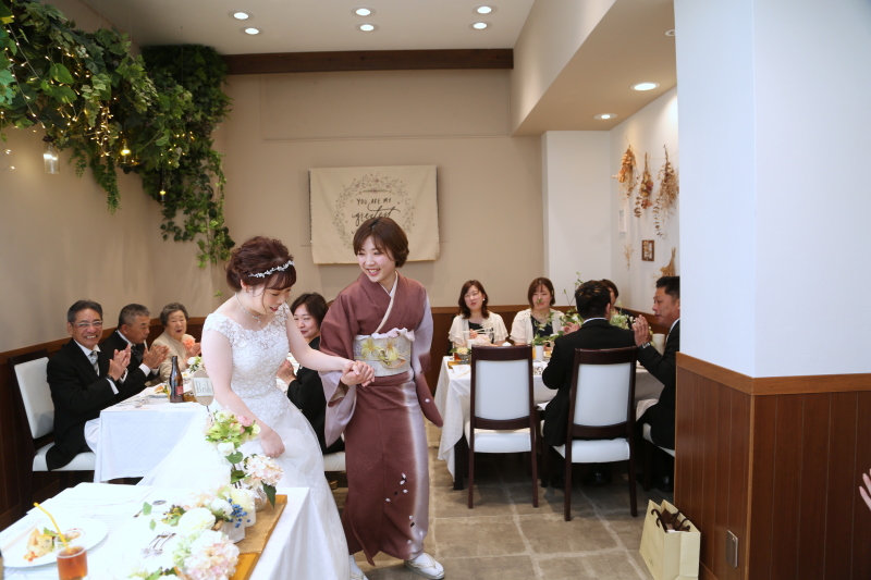 お色直しエスコート