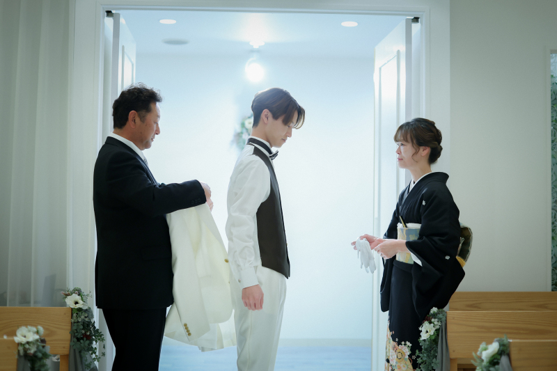 ご新郎様のセレモニー
