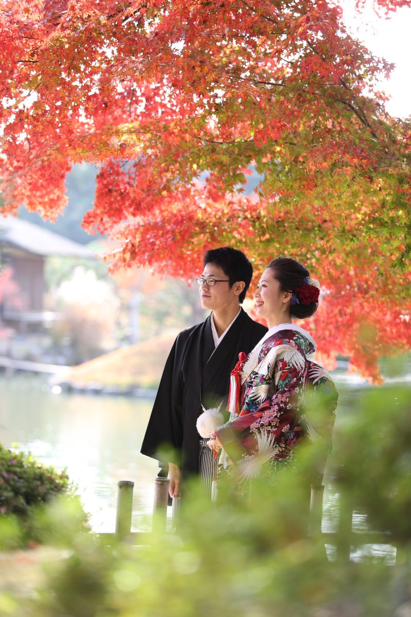 もみじのグラデーションが綺麗☆