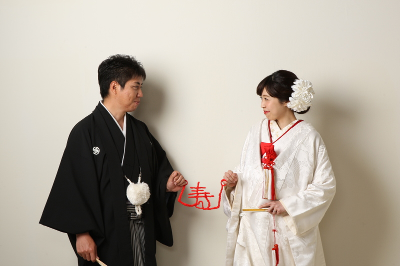 白無垢にチェンジ。