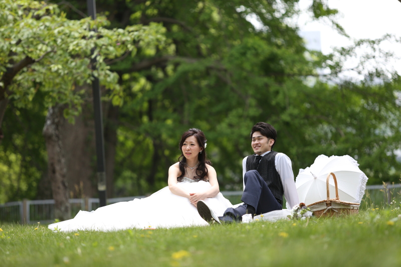 森の中でピクニック♪