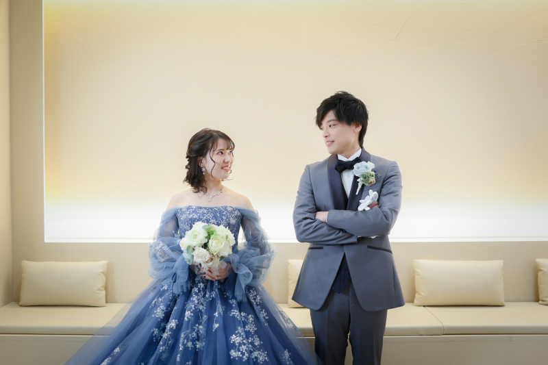 見つめ合うおふたり