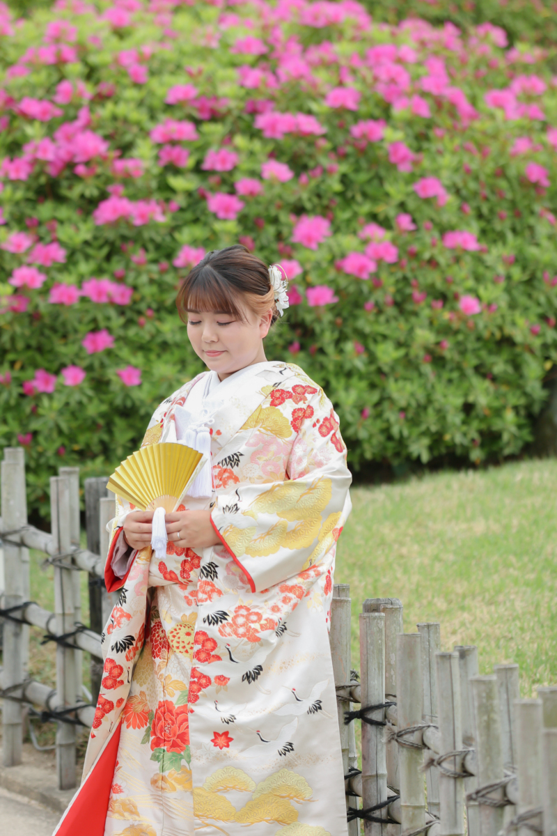 つつじとご新婦様♡