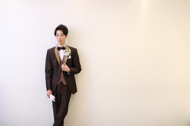 ご新郎様のソロショット