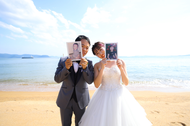 子どもの頃のお写真を持って