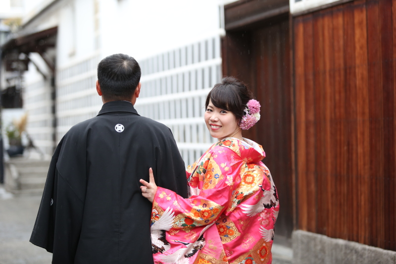 美観地区で川舟に♪