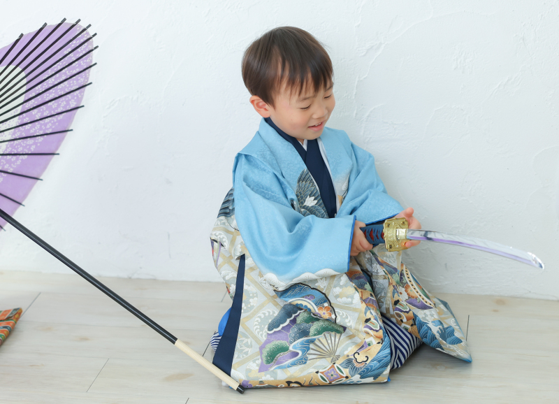 小物を使って楽しく撮影♪