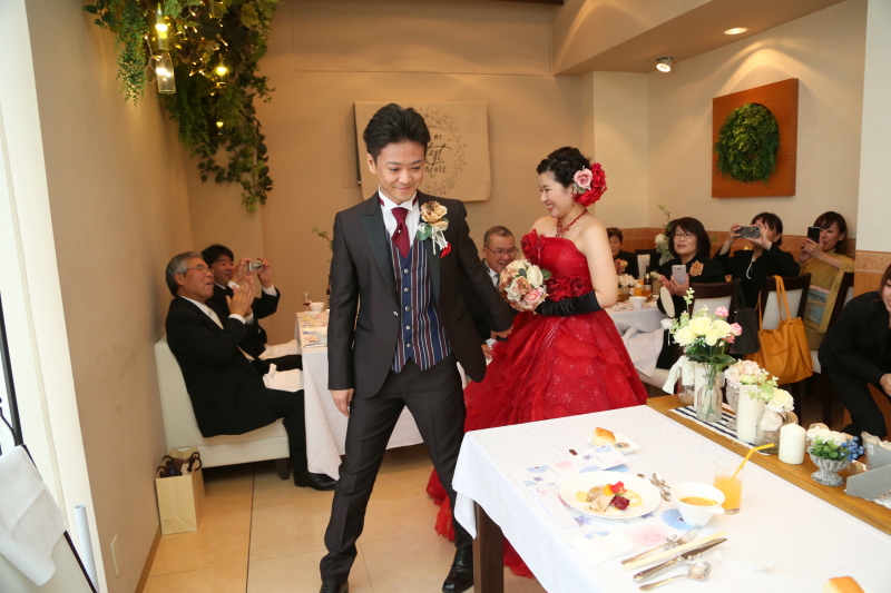 お色直し入場♪