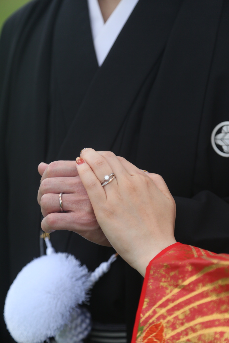 指輪ショットも♪