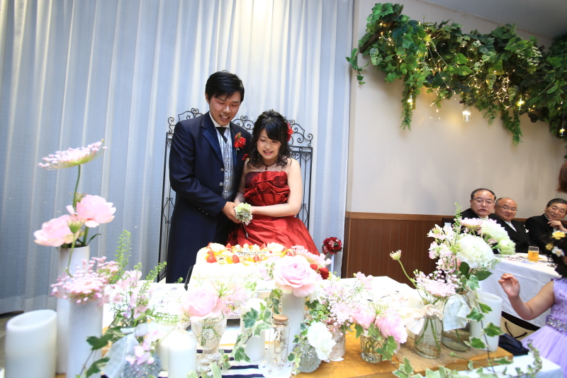 ケーキカット♡