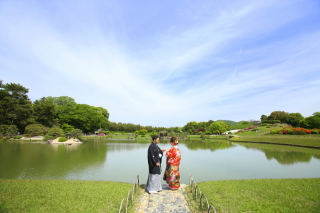 新緑の時期は空が透き通っています♪