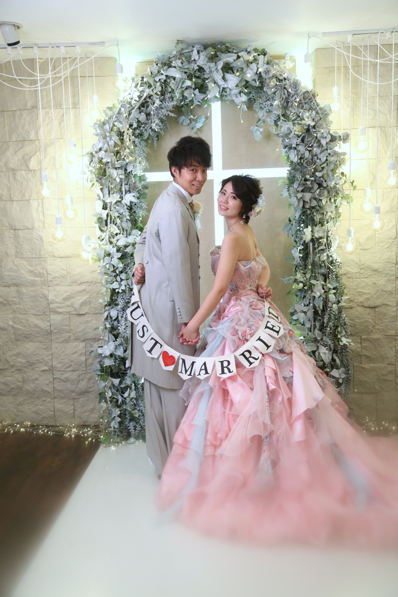 小物もしっかり使って♪