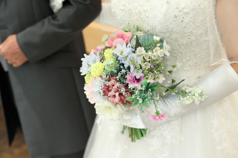 友人様に向けた結婚式☆