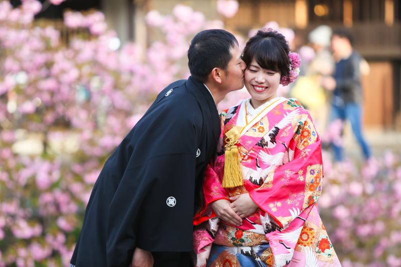 ほっぺにちゅっ♡